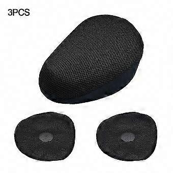3-Piece Breathable Bicycle Saddle Covers, Comfortable Cycling Seat Cushion Covers for E-Bike and Bicycle Accessories