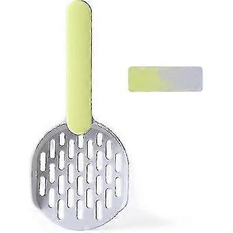 Cat Litter Scoop With Poop Filter Of High Abs Plastic, Durable And Easy To Clean, 1 Piece (green)