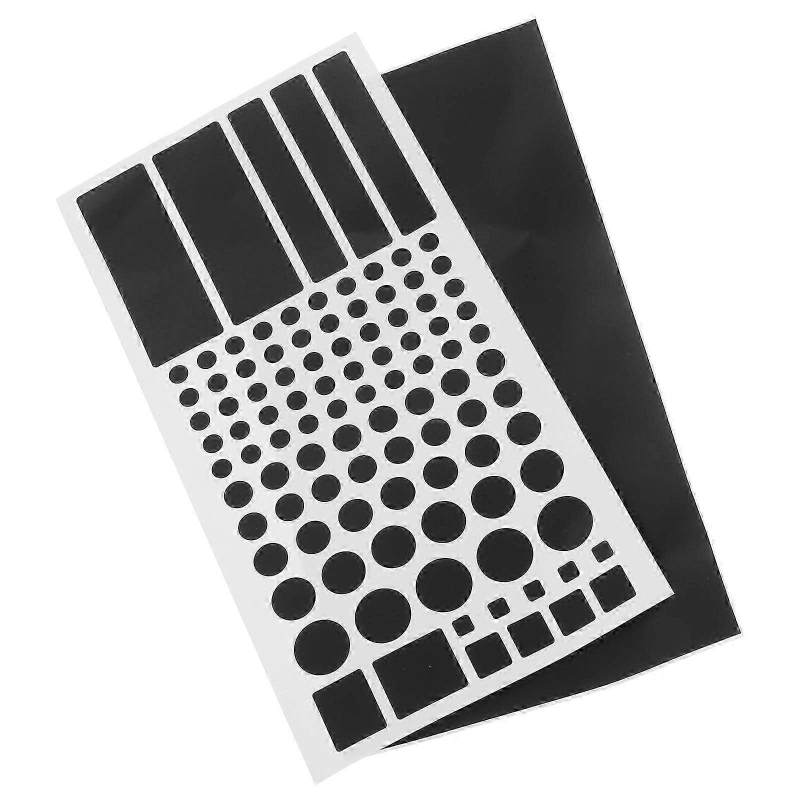 LED Light Blocking Blackout Stickers for Electronics 6 Sheets