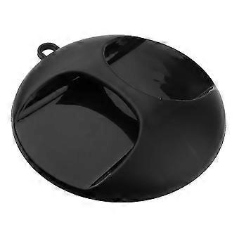 Round Salon Mirror 10" Diameter Black Professional Handheld Hairdressing Mirror
