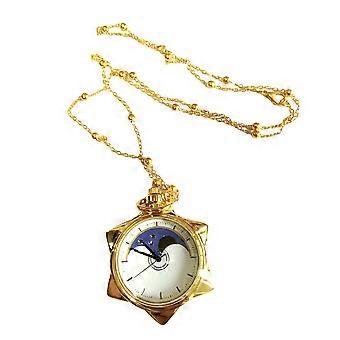Hanging Clock for Decoration 2Pcs Golden Pentacle Appearance Classic Watch