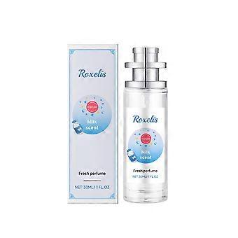 Perfume Roxelis Milk Pagoda, fragancia femenina de nicho, fragancia duradera, perfume romántico portátil para citas.