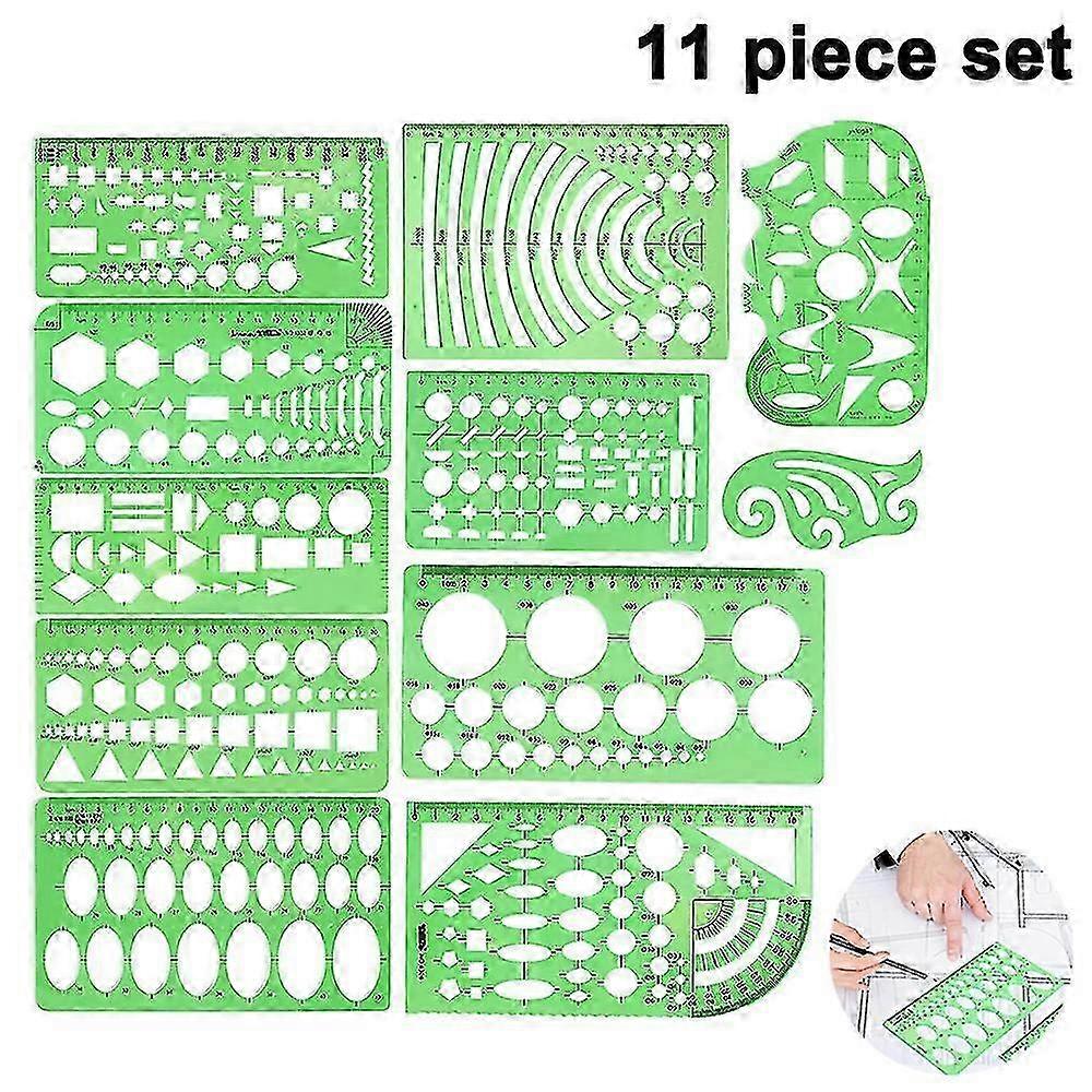 Drawing Stencil 11pcs Circle Template Tactic Template Drawing Template