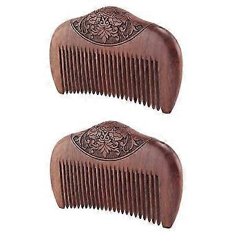 Natural Super Narrow Dent Wood Combs Pocket Comb