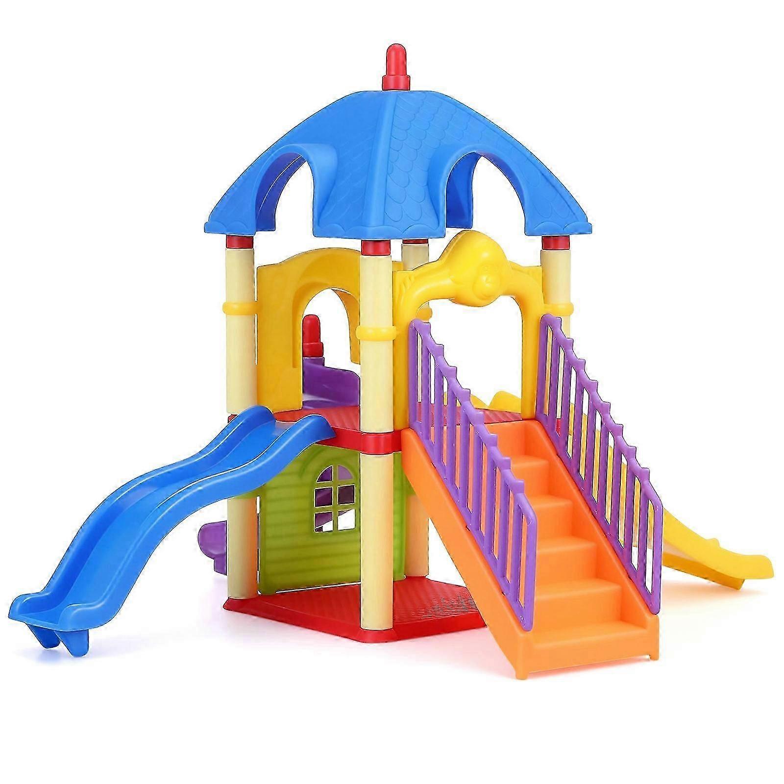 Small Children Playground Model Slide Toy for Playing Multi Colored