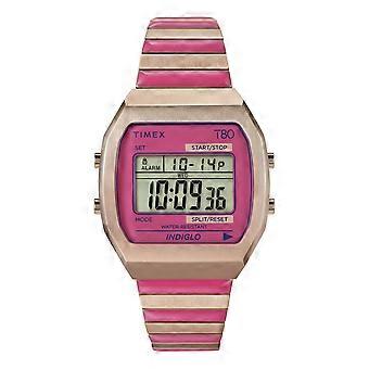 Timex 80 36 mm ruostumattomasta teräksestä valmistettu laajennusranneke, kello TW2W41600