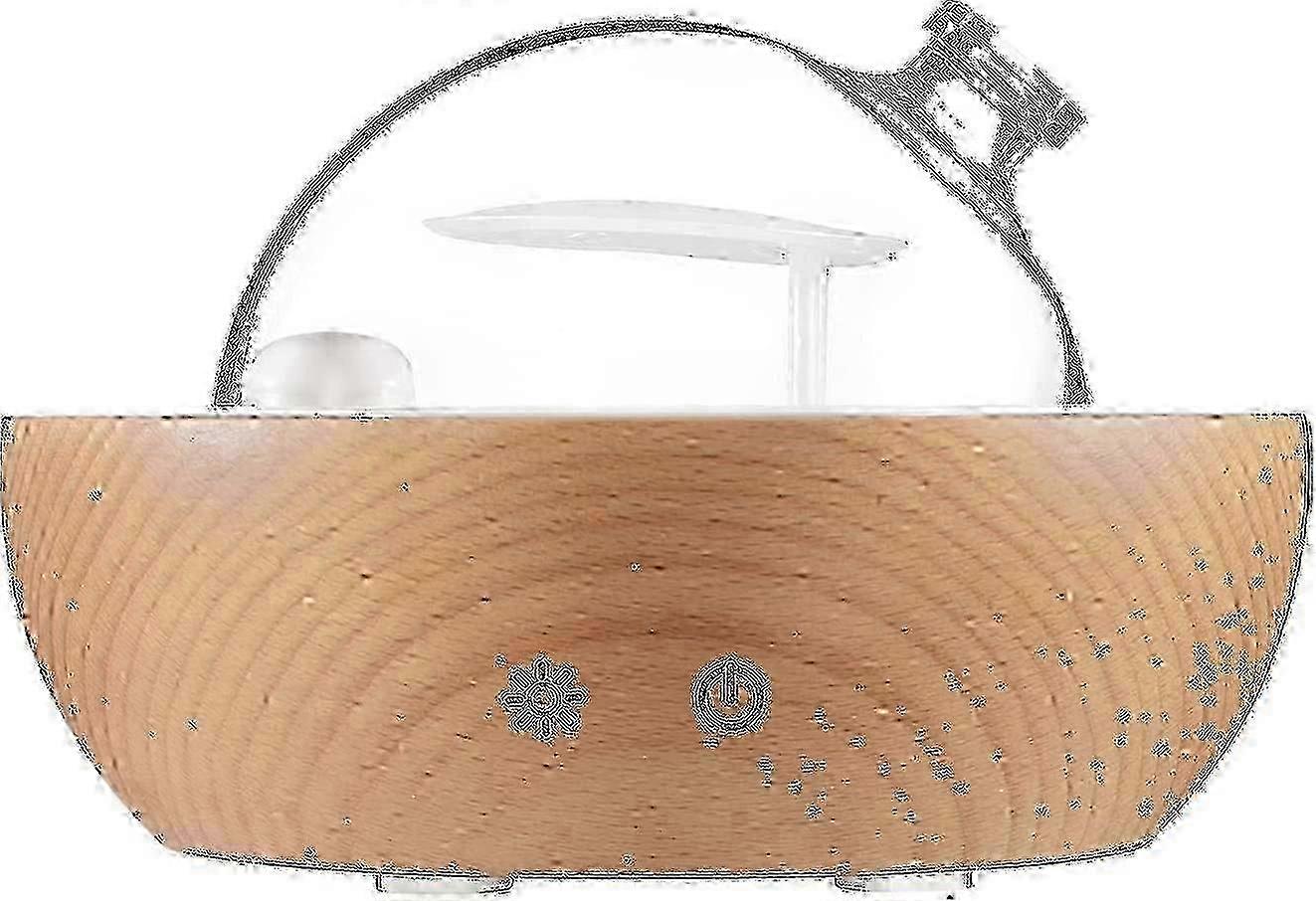 Compatible with Crystal Portable Essential Oil Diffuser with Real Wood Base, 2022 Upgrade Aromatherapy Diffuser, Aroma Diff