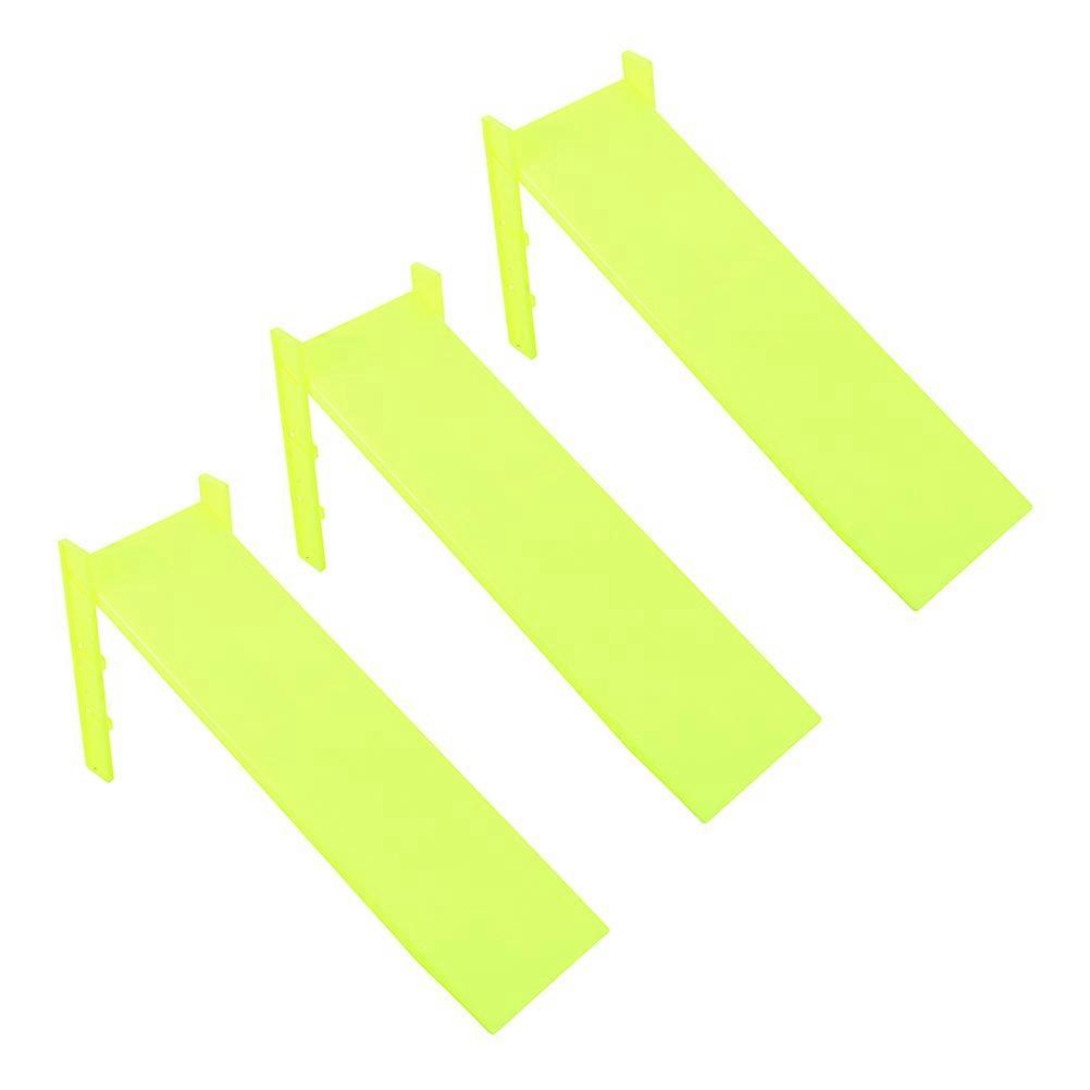 Physics Teaching Tool Plastic Slopes for Mechanics Experiment 3Pcs