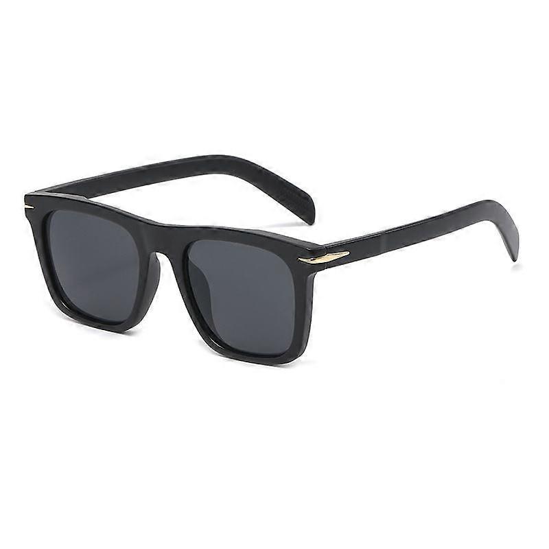 Blue Light Blocking Retro Square Frame Eyewear for Screen Use