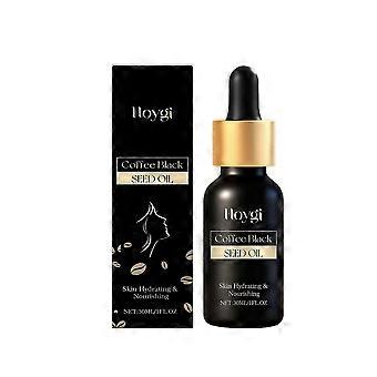 Óleo de Café com Semente Preta Hoygi, Hidratante Suave, Cuidado Nutritivo, Óleo Essencial para Uso Diário da Pele Delicada e Macia. B1