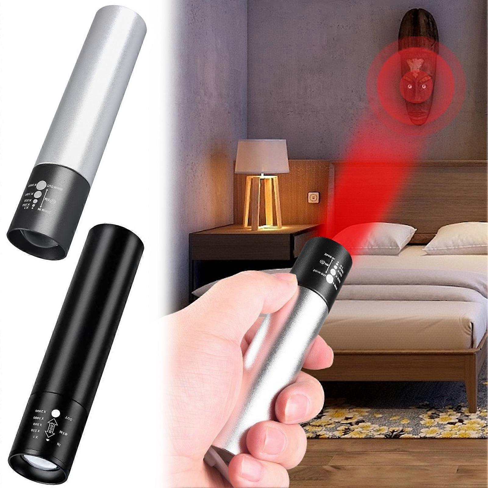 Red Light Flashlight, Mini Pocket Red Flashlight with 3 Modes for Night Observation