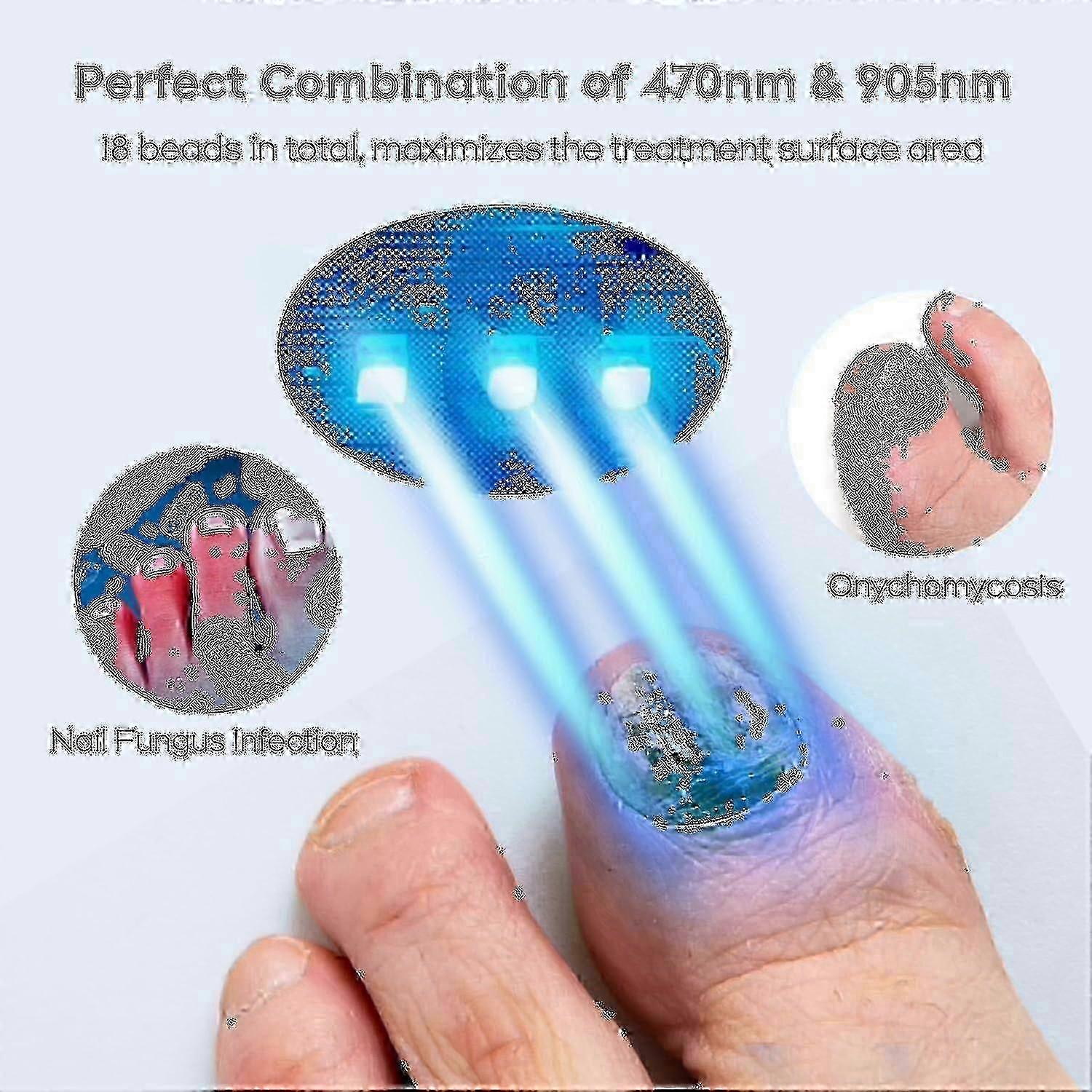 Infrared + Purple Light Nail Device