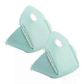1 Pair Roller Skates Toe Cap Guards Protectors PU Roller Skate Cap with 4 Holes Toe Cap Guard Protectors Green     az