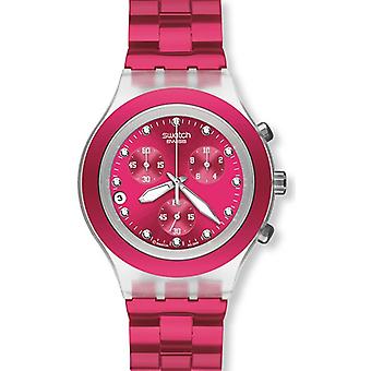 Swatch watch full blooded fuchsia watch for Unisex Quartz Analog SVCK4050AG