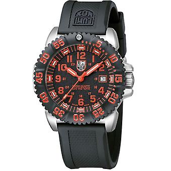Luminox Steel colormak 3150-serien Quartz analog man Watch med LX3165 gummi armbånd