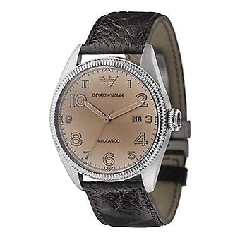 Armani classiques Automatic Analog Montre pour Homme avec bracelet AR0510 Cowskin
