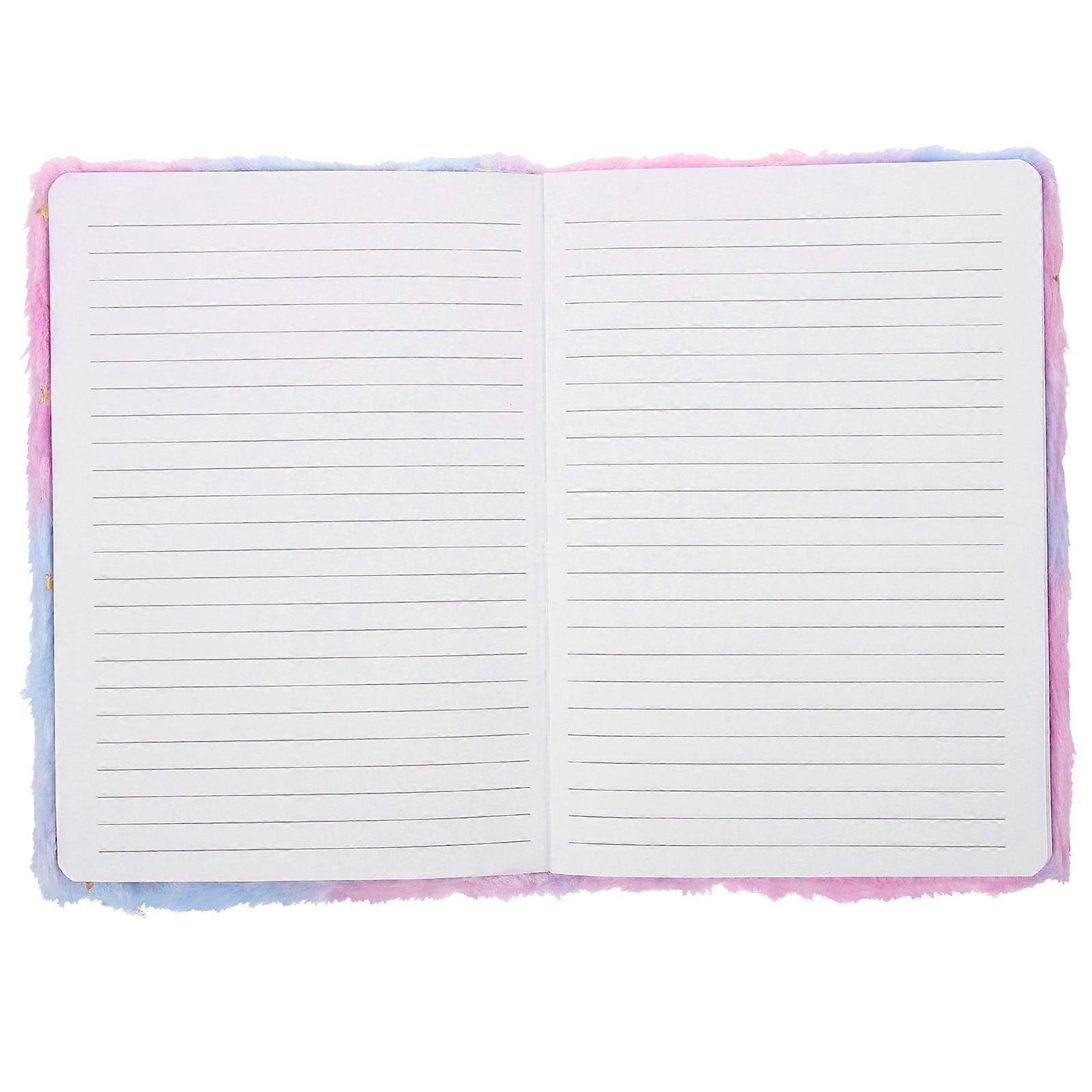 Fluffy Plush Notebook for Daily Use Cartoon Shell Notebook