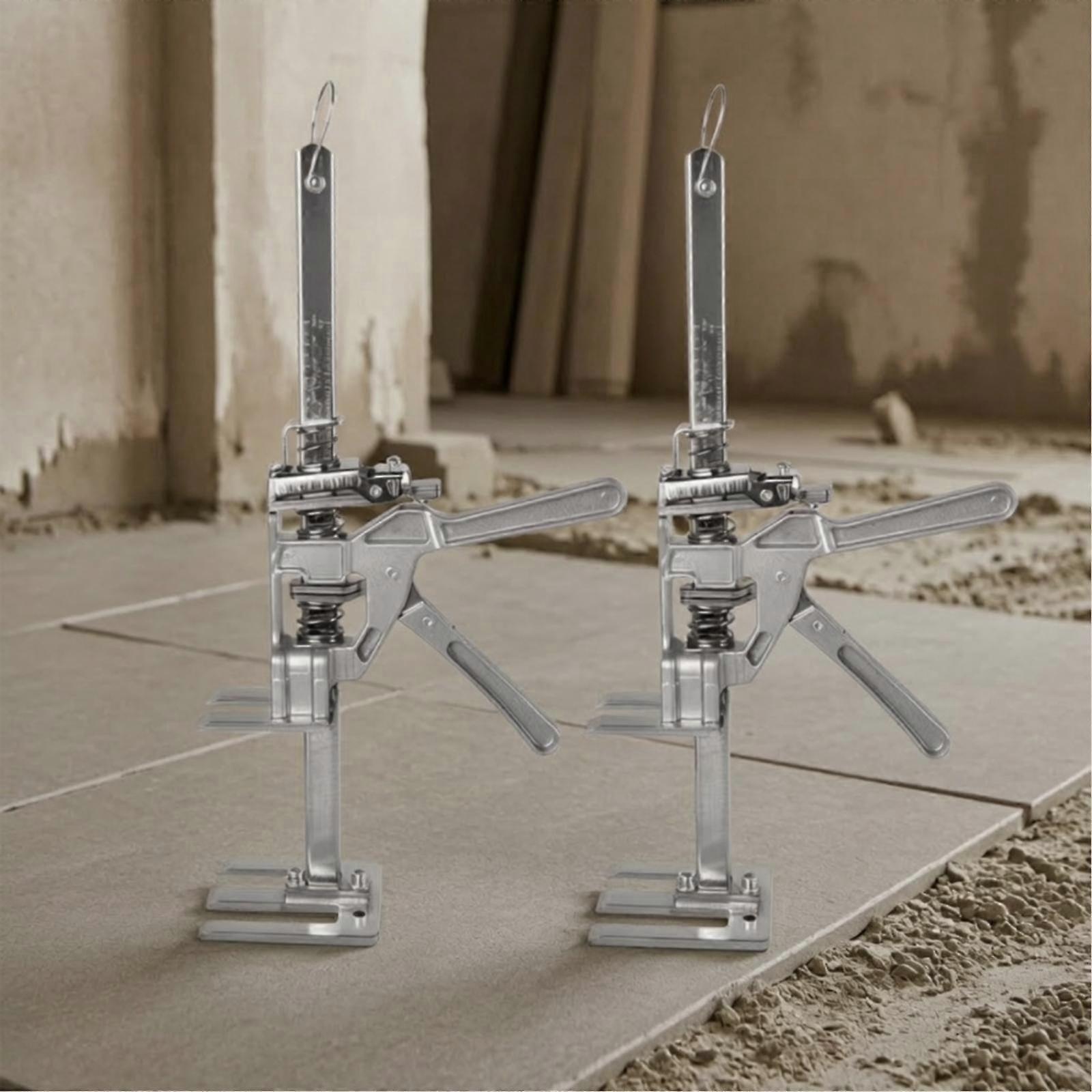 2 Pieces Energy-Efficient Lifter Jack | Micro-Adjustment Vertical Post, Slotted
