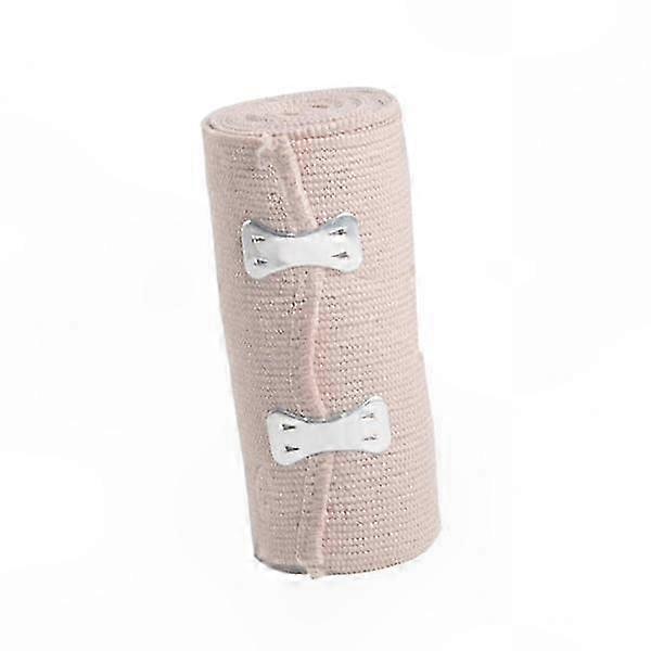 4x Breathable Cotton Elastic Compression Bandage Wrap with Hook Loop Closure - 10