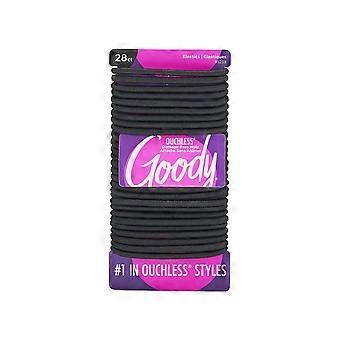 Goody Ouchless Braided Hair Elastics Classic Black 28 ct