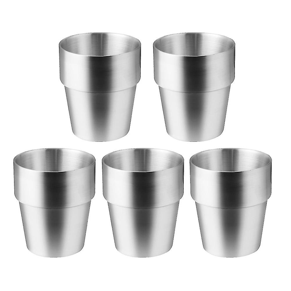 5 Pack Stainless Steel Cups