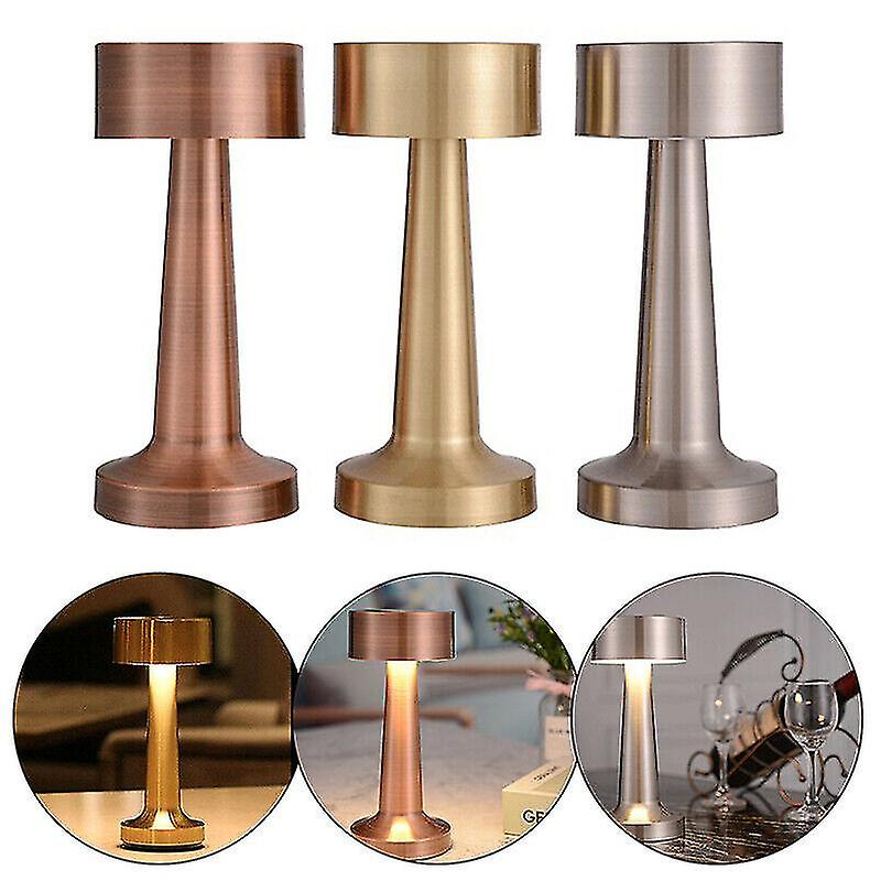 Rechargeable Led Table Lamp Touch Sensor Desk Light Bedroom Restaurant Bar Decor