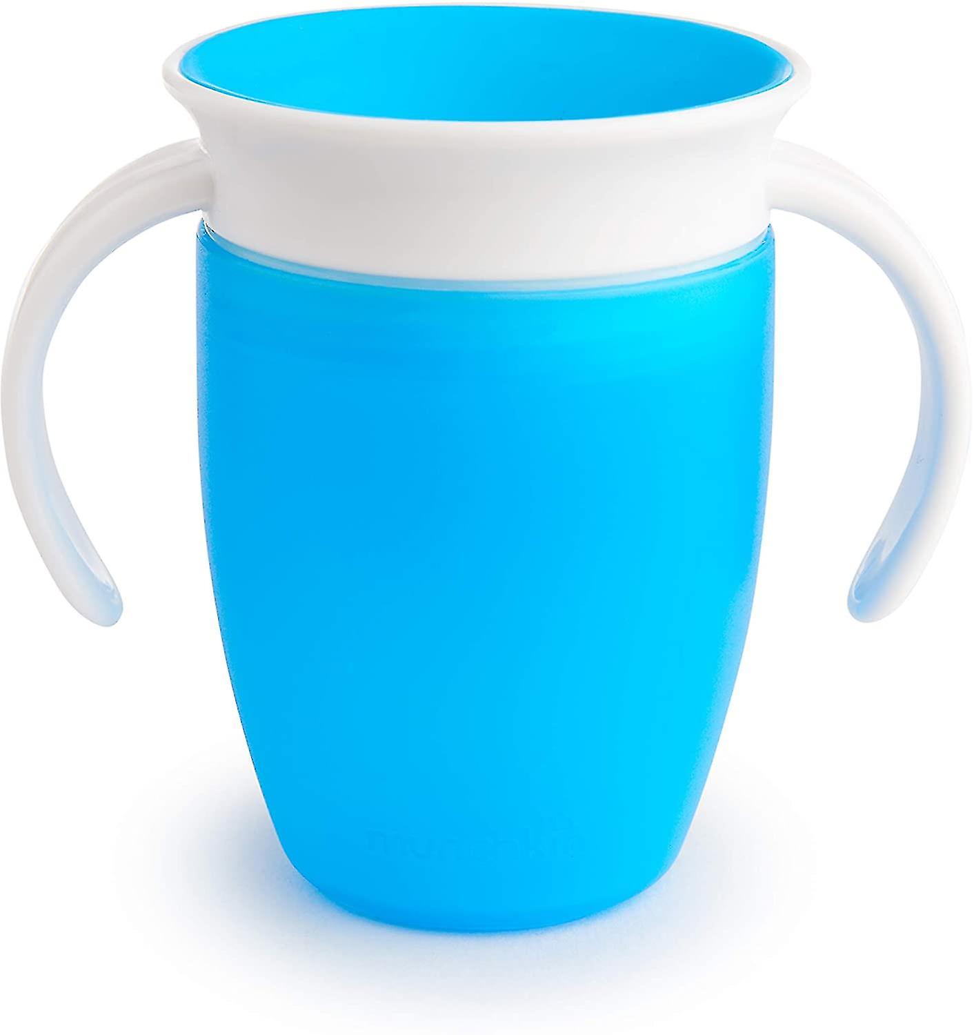 Toddler Training Cup Without Spout, Coach Quilt, Blue