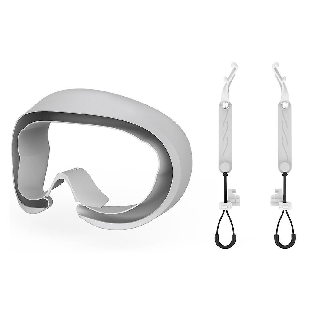 VR Facial Interface Protective Strap Set for Pico 4 VR Sweatproof Facial Pad