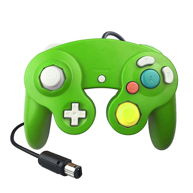 2 PCS Wired Game Controller, Product color: Green