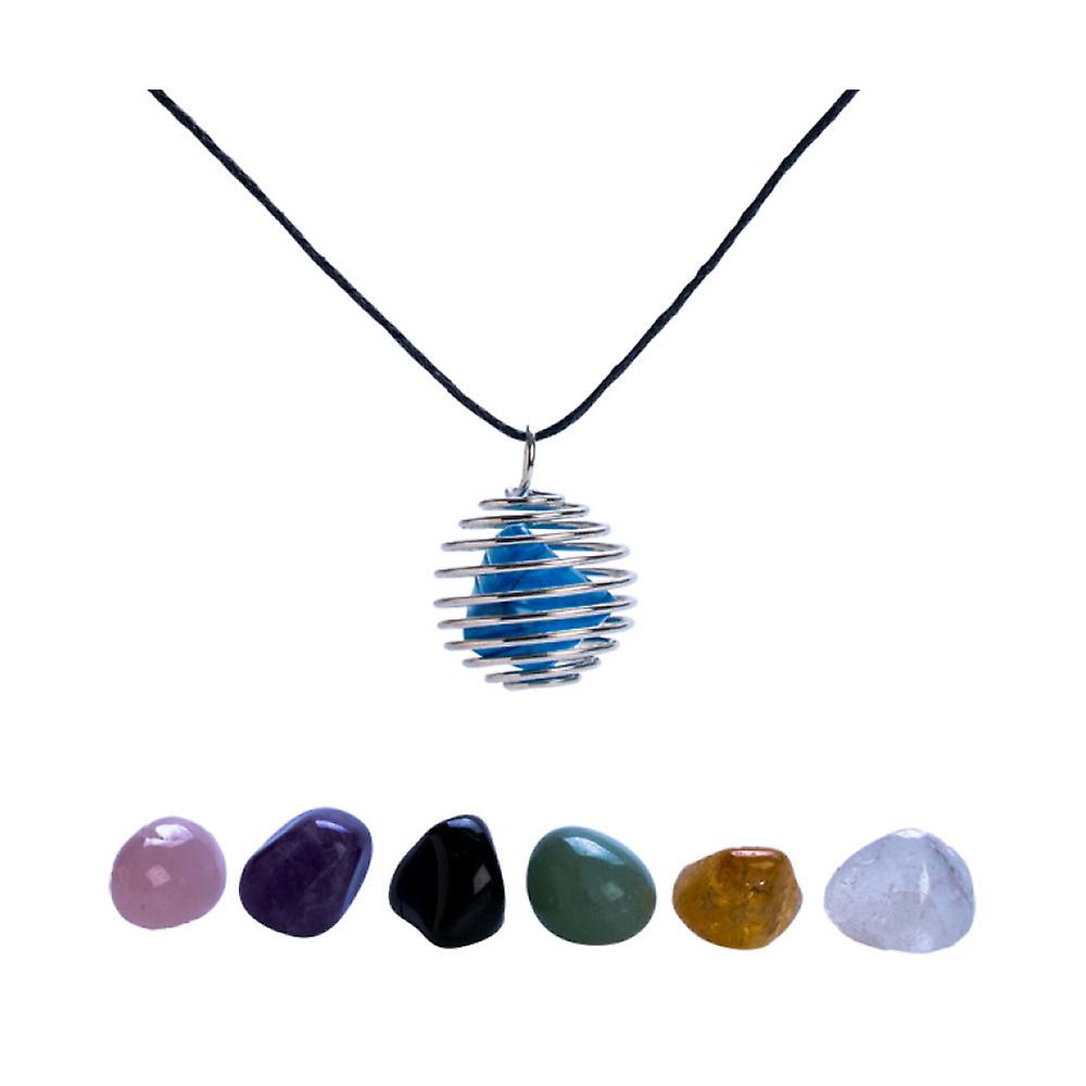 Gemstone Wellbeing Wire Pendant Beautiful Versatile Unique Durable High Quality
