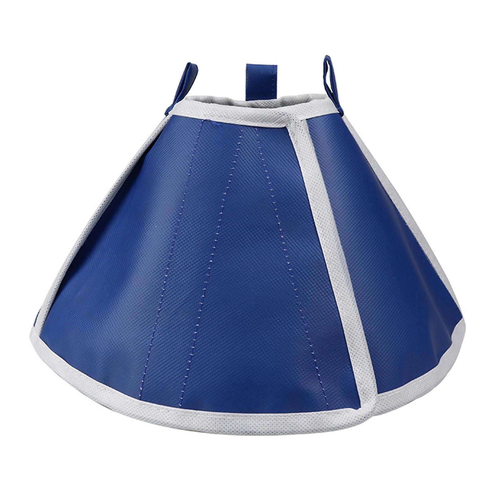 Pet Cone Collar Friendly To Skin Waterproof Adjustable Wide Application Easy-wearing Stop Licking Non-woven Fabric Dog Cat Wound Healing Protective Co