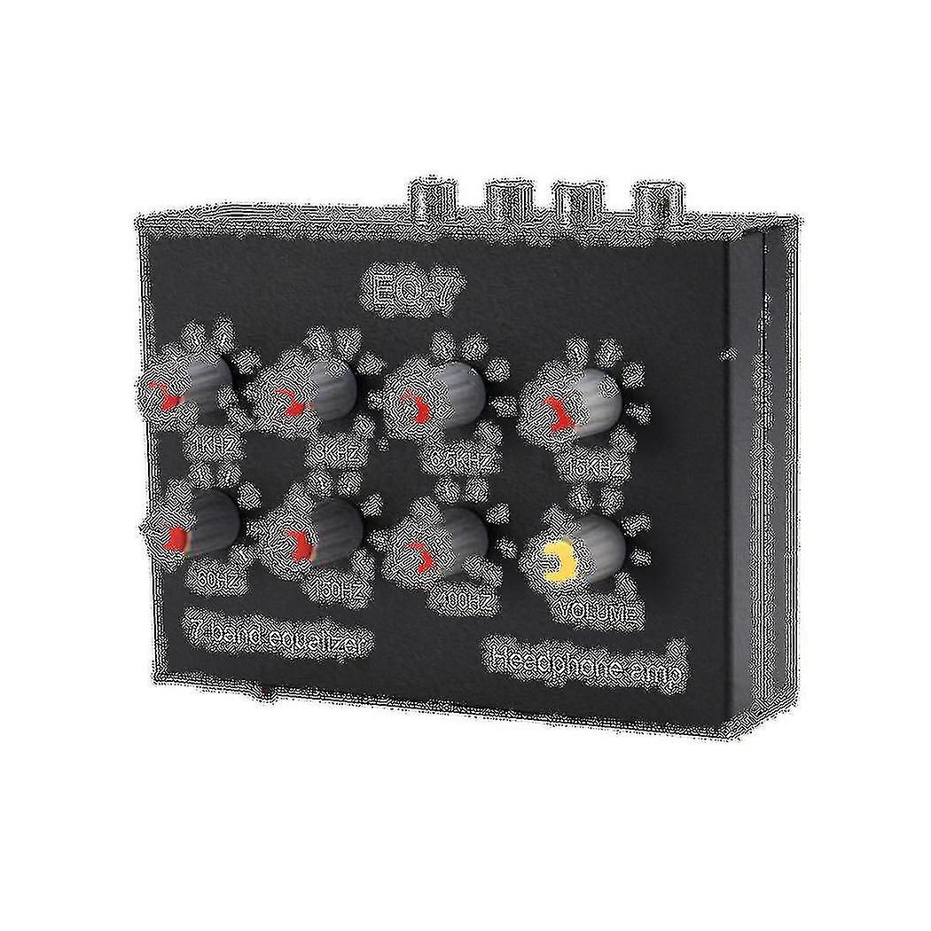 Eq-7 Car Audio Headset Amplifier 7-band Eq Equalizer 2 Channel Digital Sound Equalizer