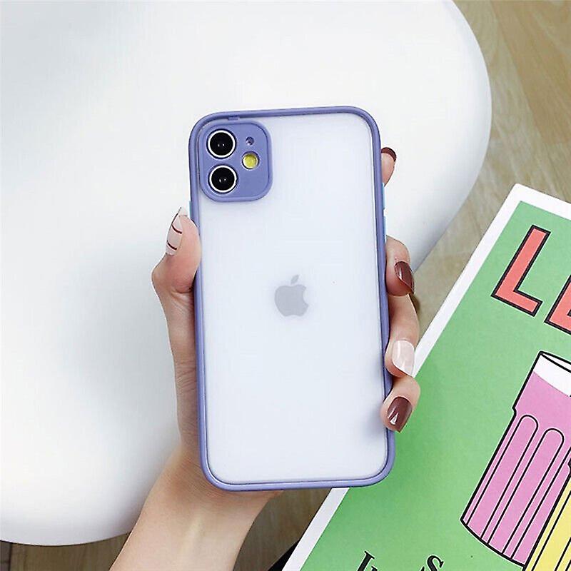 Purple Matte Surface Ultra Protective Iphone 13 Pro Case