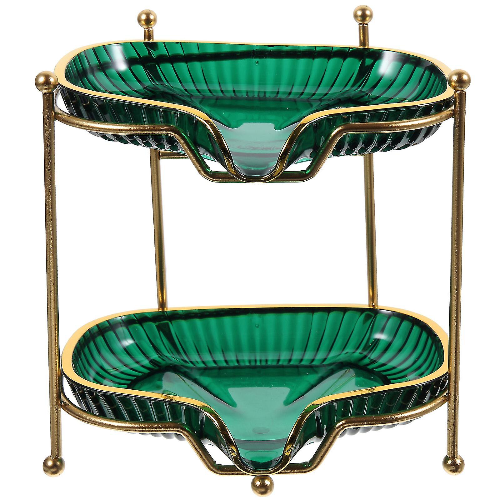 Double Layer Soap Dish Sponge Holder Countertop Self-draining Soap Tray Wall Mounted Soap Holder