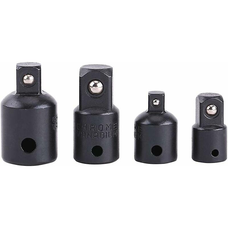 Socket Sets Set of 4pcs Increaser and Reducer Adapters 1/2", 3/8", 1/4" for Sockets to Wrenches