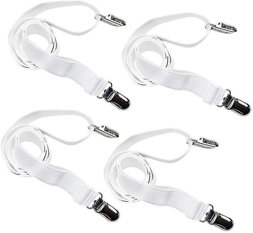4 Pack Adjustable Sheet Clips For Fitted Sheets Fitted Sheets With Suspender