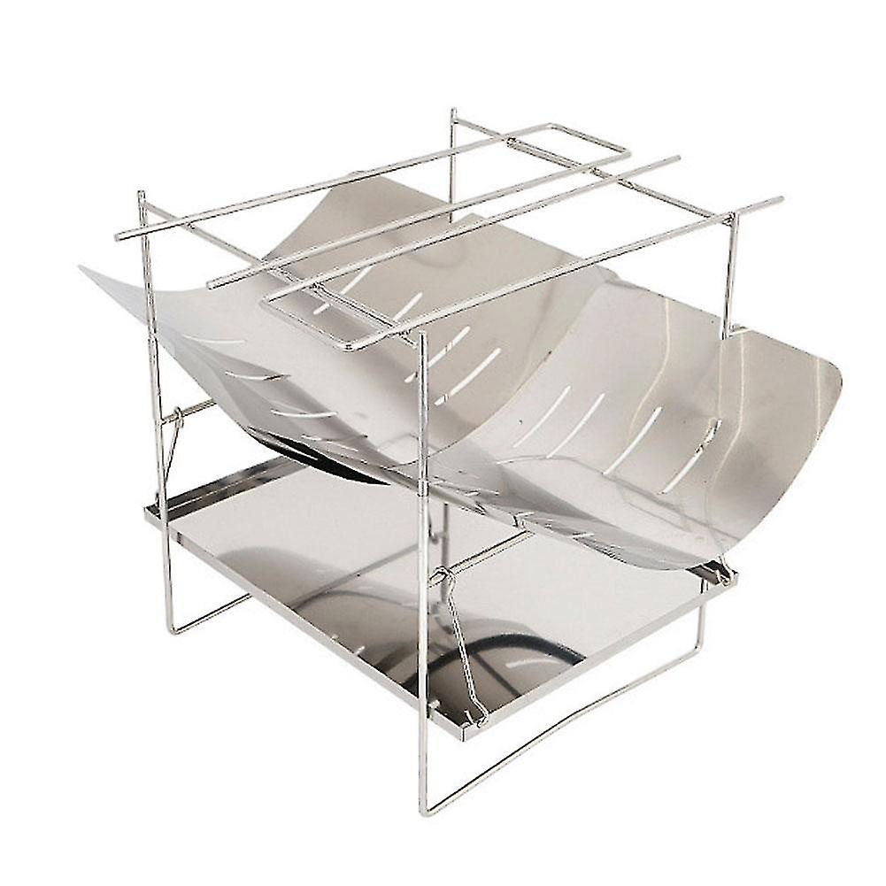 Cookware Sets Outdoor Rack Simple Barbecue Rack Heating Steel Barbecue Rack Mini Foldable Barbecue Heating