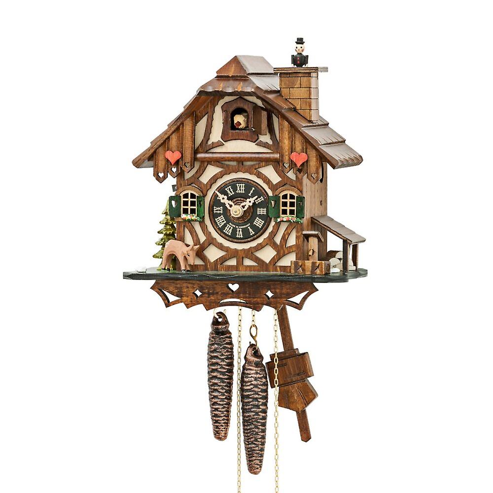 Engstler - 4130 - Cuckoo Clock - 1-Day Chain Hoist - Walnut