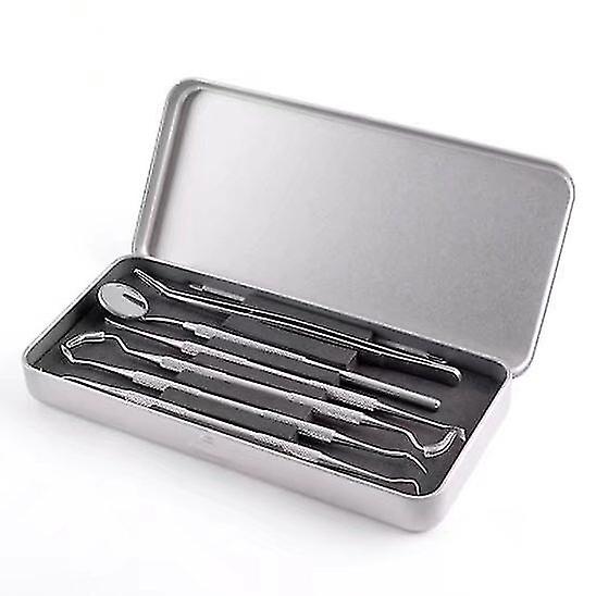 Ensemble d'outils de dentiste en acier inoxydable
