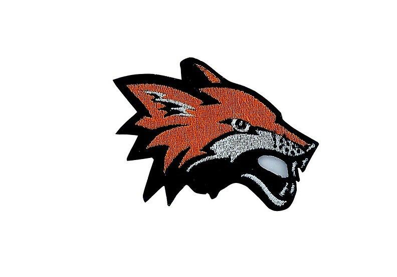 Patch ecusson embroidery thermosticking fox badge head embroidery