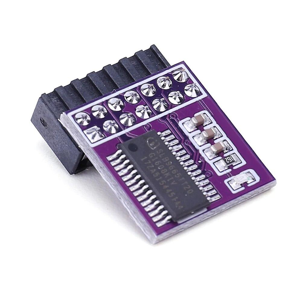 14 Pin Encryption Security Module LPC Interface GC-TPM2.0 Remote Support Multi-Brand Motherboard Card for WIN11 Upgrade Test~2757