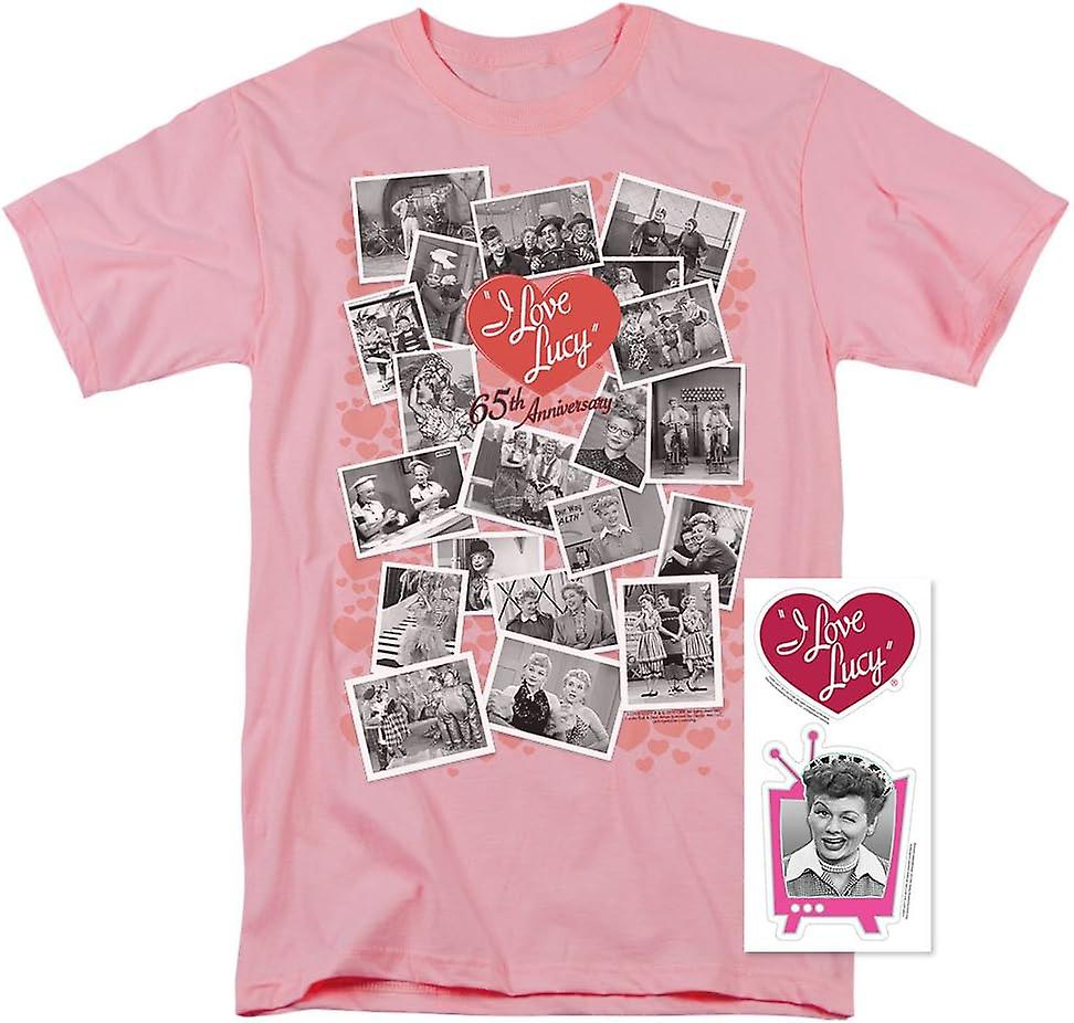 I Love Lucy T-Shirt Cartoon Love Unisex Graphic Tee For Men & Women