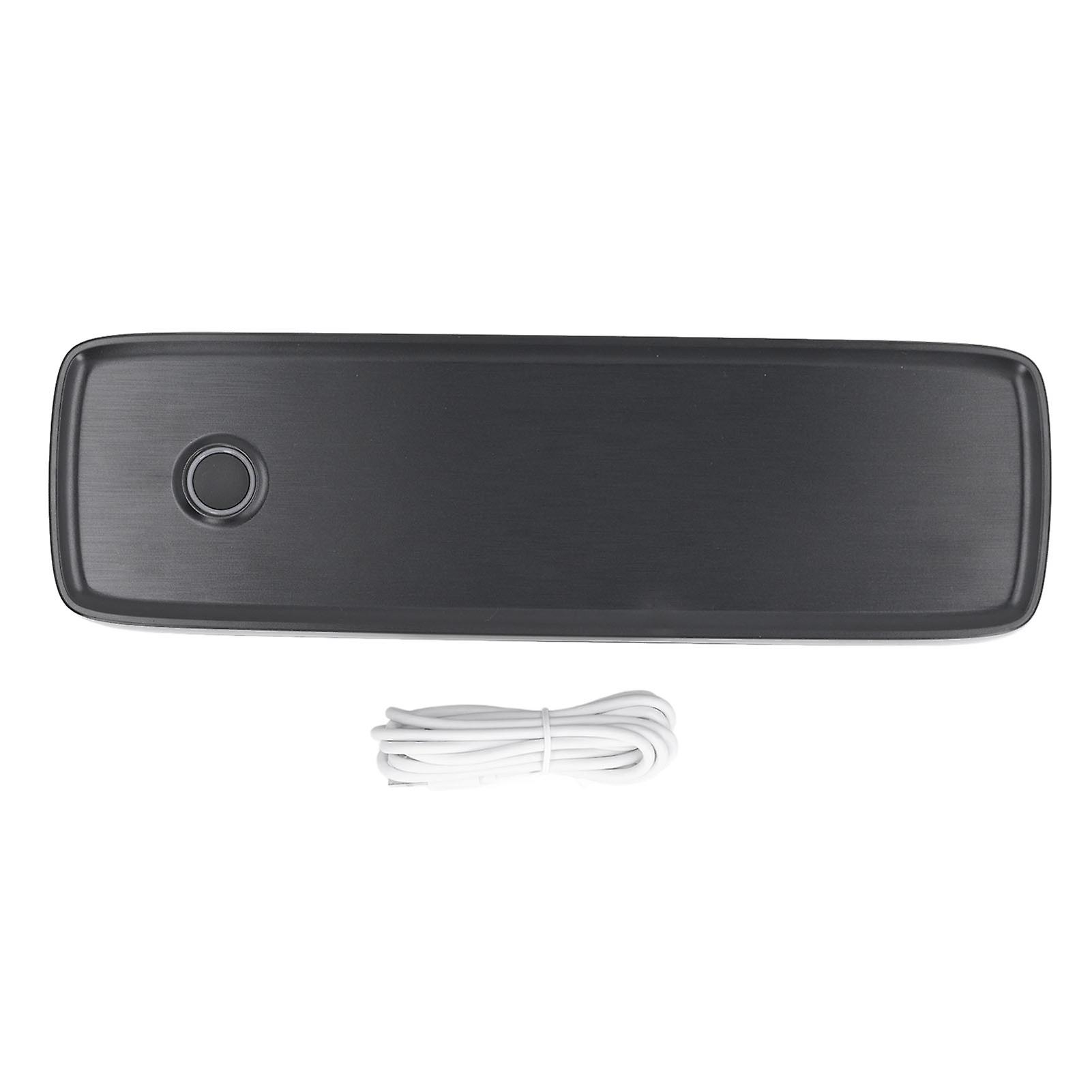 A4 Portable Printer Bluetooth Thermal Printer 200dpi Resolution Low Noise Inkless Printing Machine Black