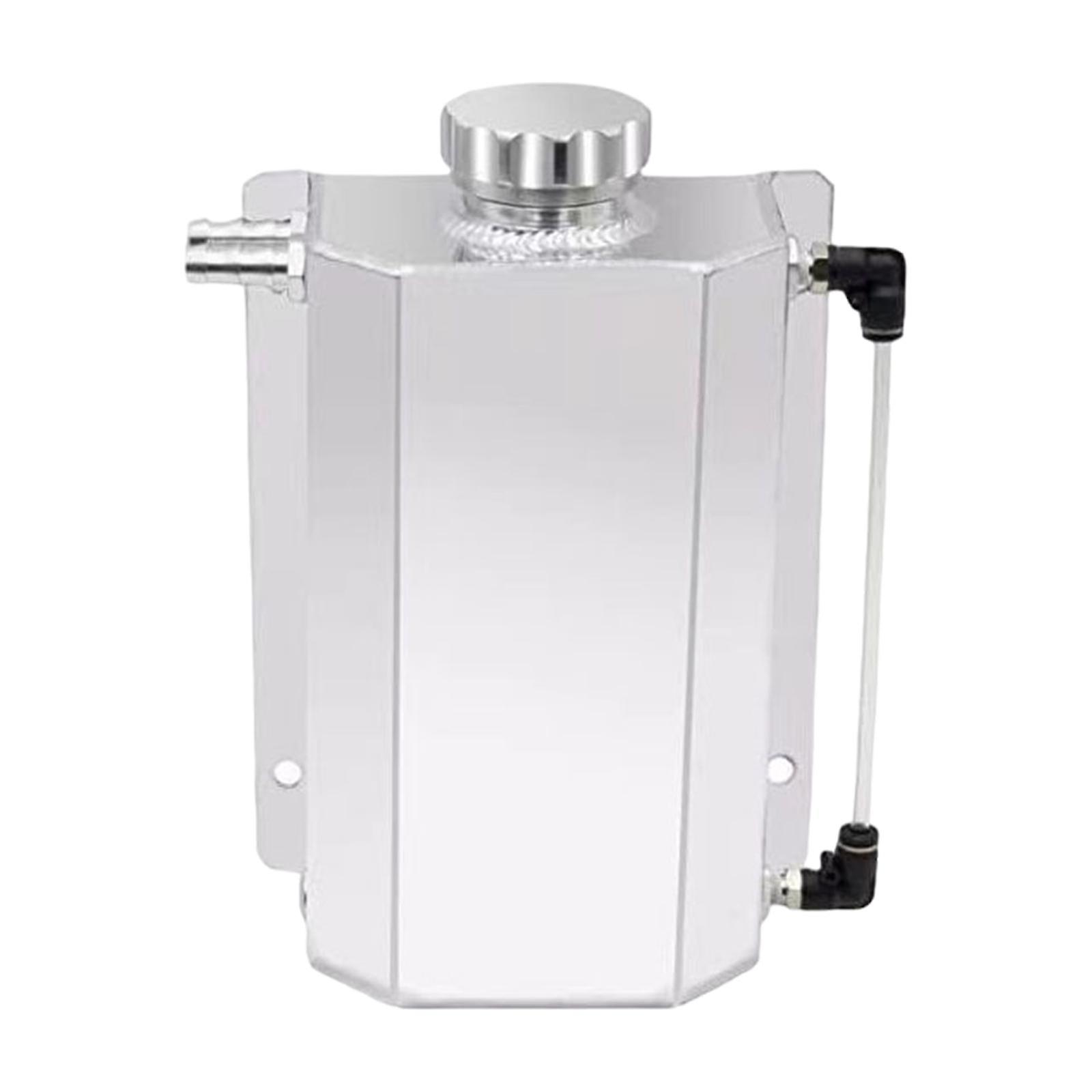 2L Heat Sink Overflow Tank Aluminum Alloy Heat Sink Reservoir Tank Coolant Overflow Tank Coolant Recovery Tank High Performance