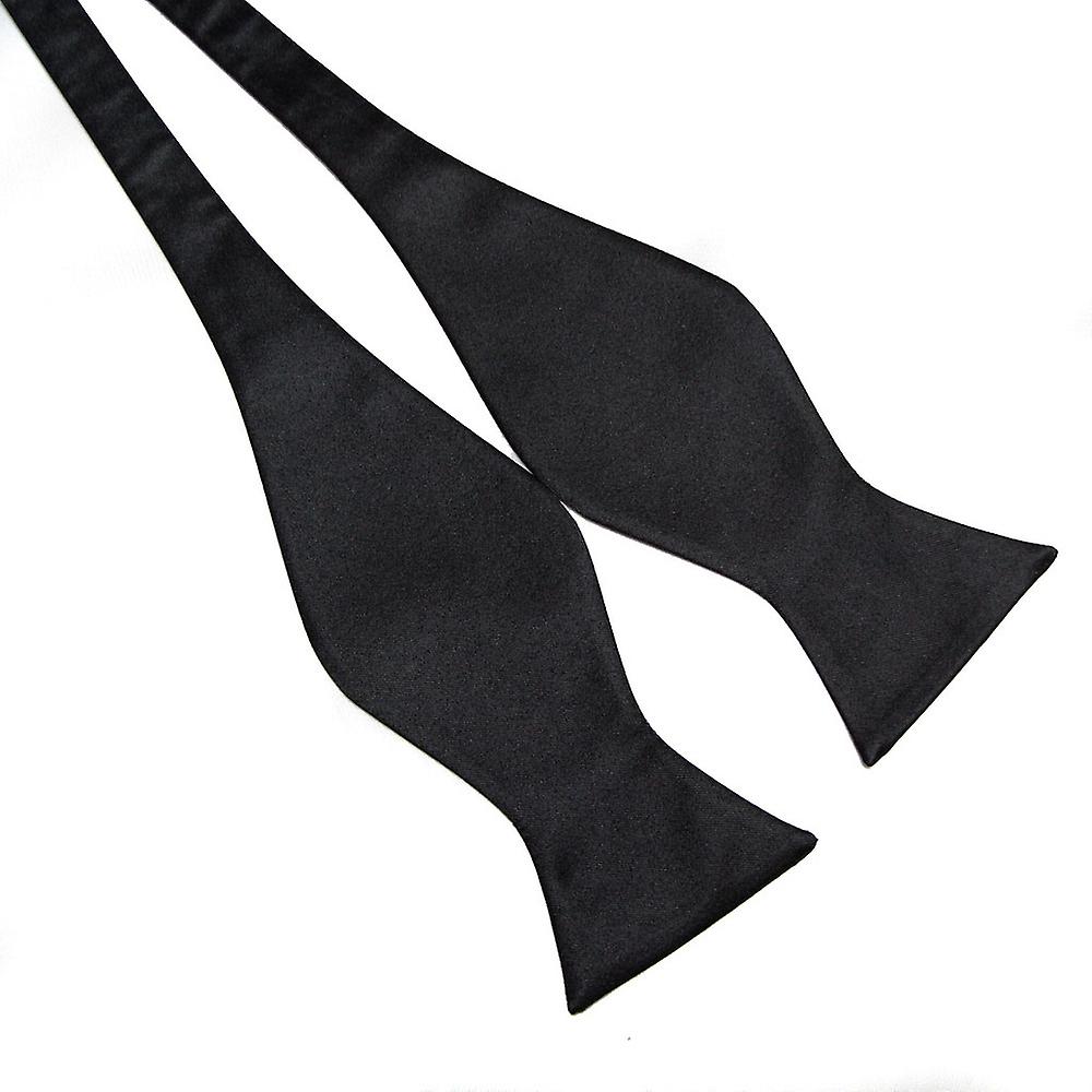 Solid Color Self Tie Men's Open Bow Ties Butterfly Tie