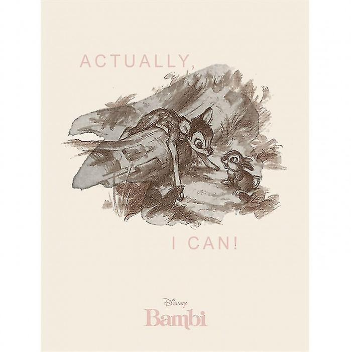 Bambi Actually I Can Canvas Print