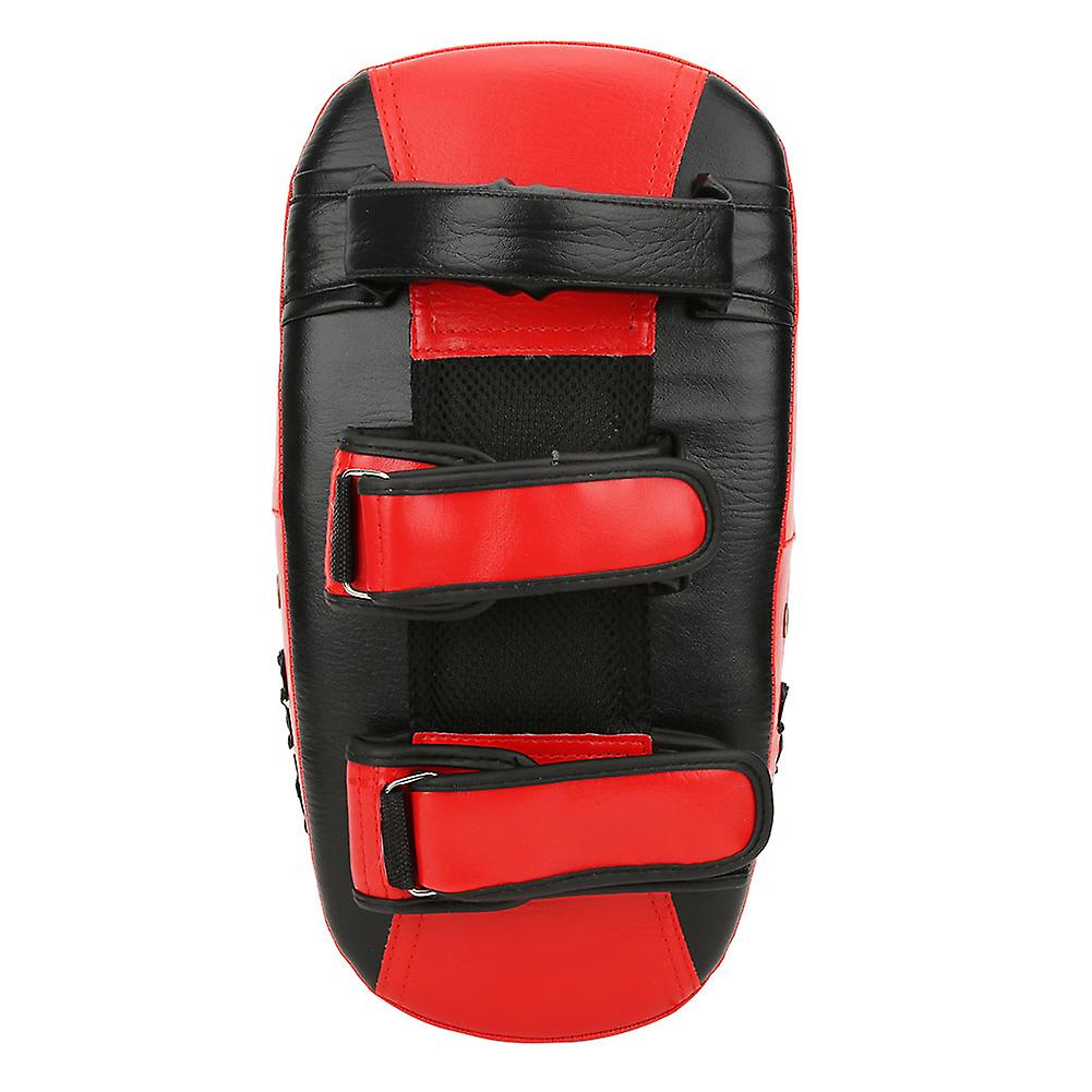 Kick Boxing Training Shield Pad 36x19x9cm Red PU Leather