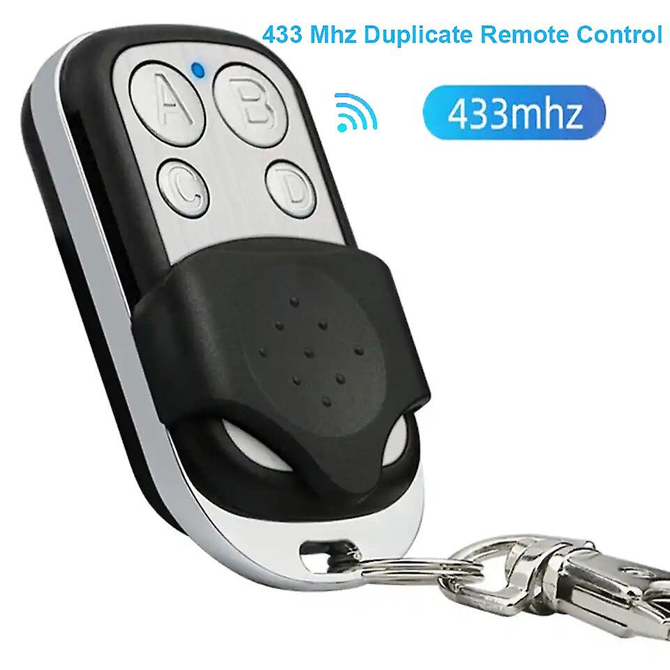 Universal 4 Buttons Garage Door Opener Remote Control 433mhz Clone Fixed Learning Rolling Code Duplicator Garage