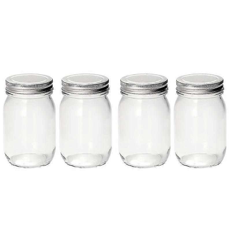4pcs Food Containers,  Mason Jars Glass