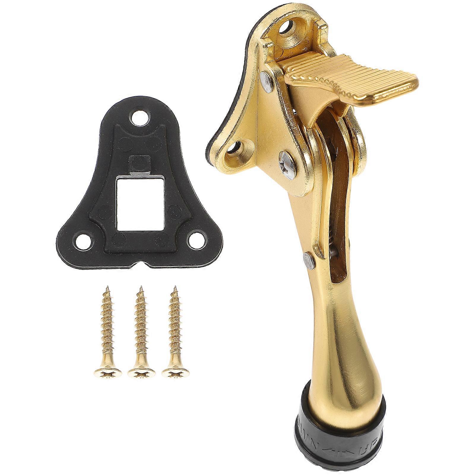 Adjustable Door Stopper Semi-automatic Step On Door Stoppers for Bottom Of Door
